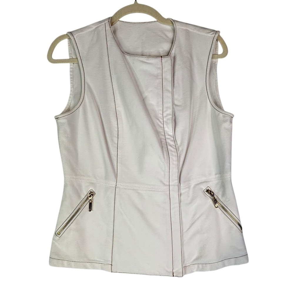 Nygard Women’s White Zip Vest